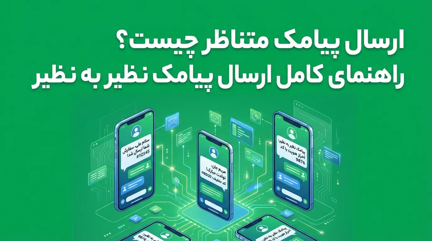 ارسال پیامک متناظر چیست؟ راهنمای کامل ارسال پیامک نظیر به نظیر