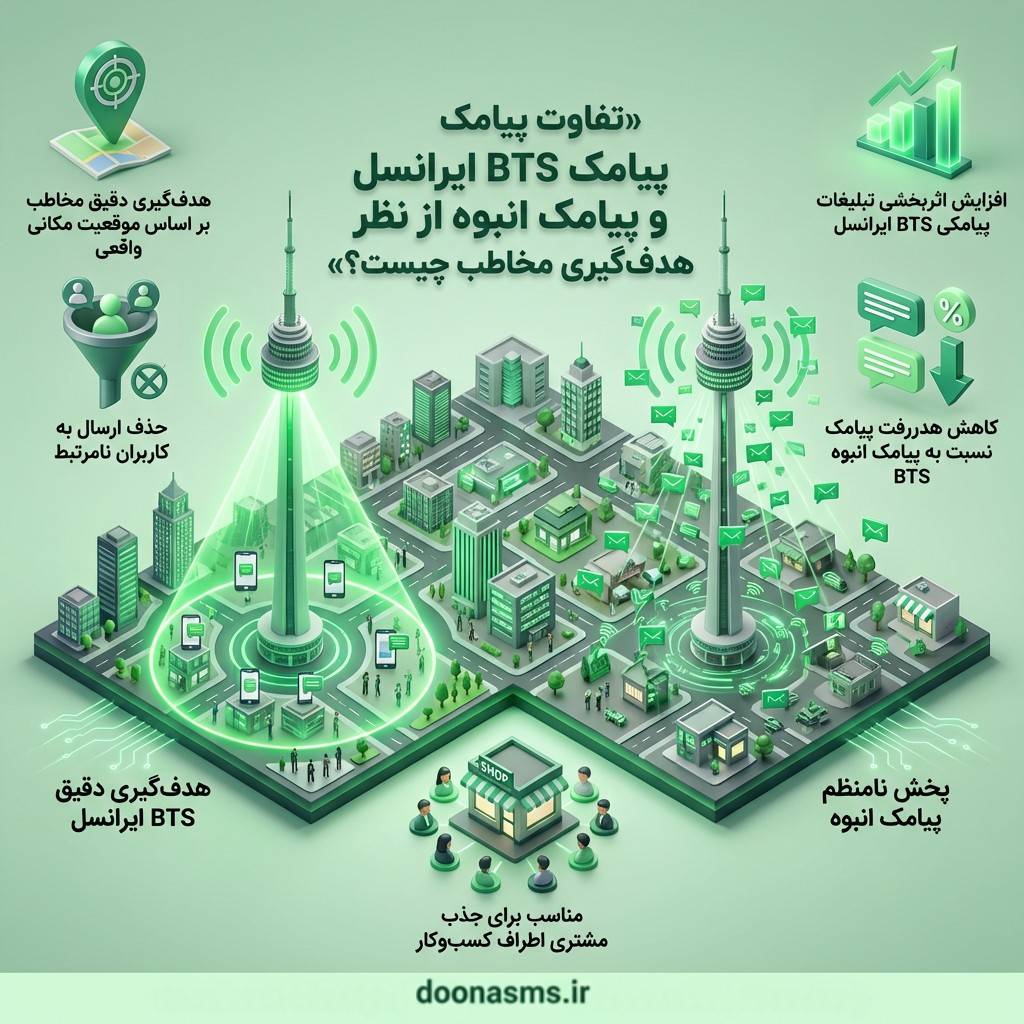 پیامک BTS ایرانسل