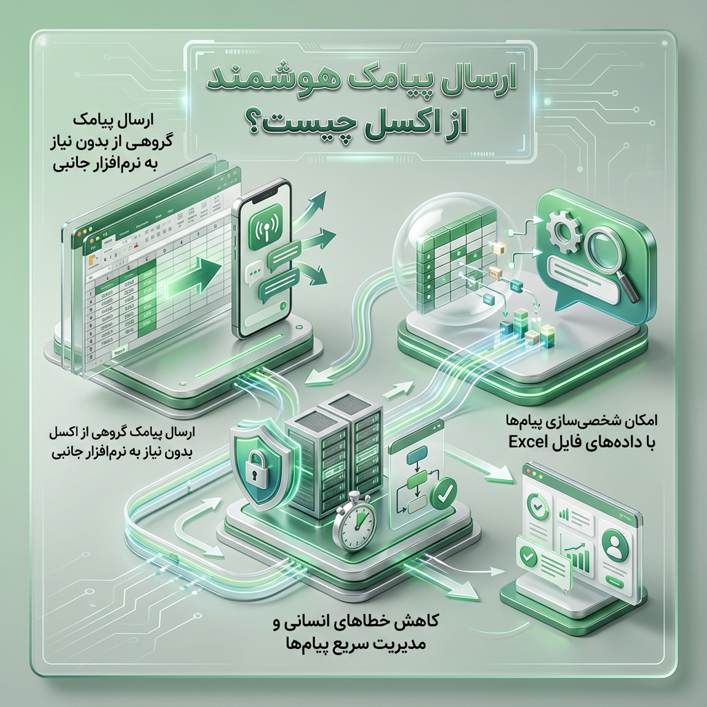 ارسال پیامک هوشمند از اکسل