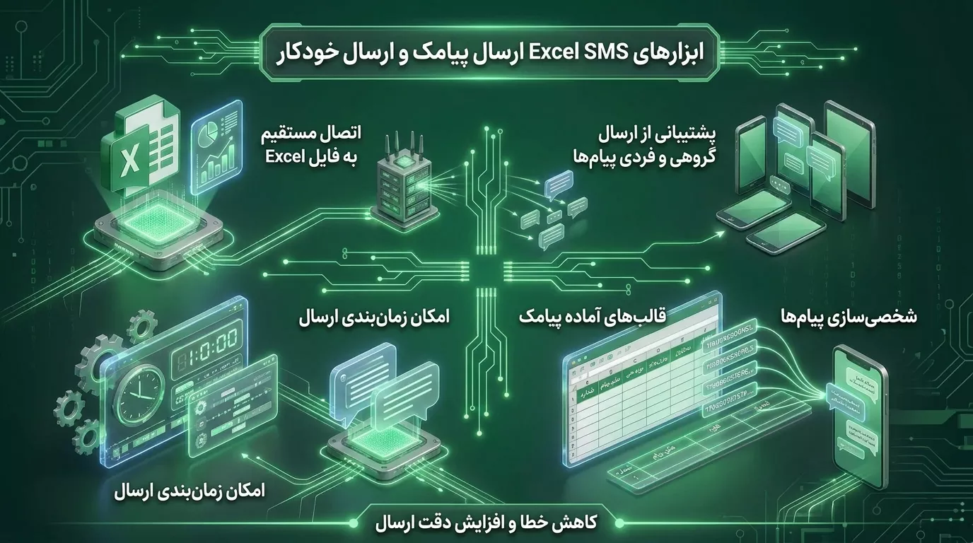 ارسال پیامک هوشمند از اکسل